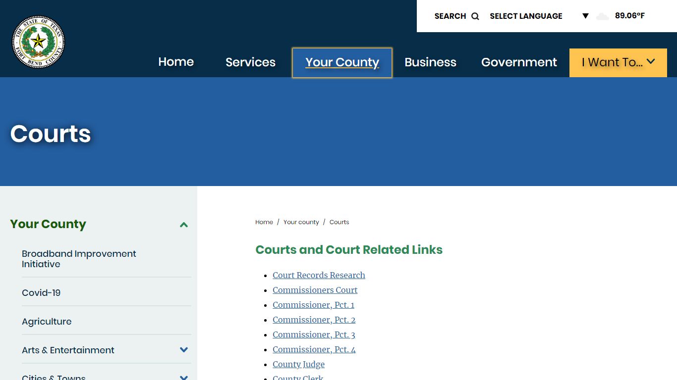 Courts | Fort Bend County